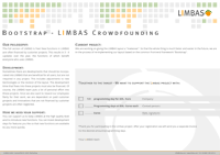 LIMBAS Crowdfounding - Bootstrap